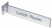 2" x 10" Wall Sign with Corridor Mount
