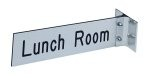 2" x 8" Wall Sign with Corridor Mount