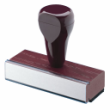 Three Line- 7" Wide Traditional Rubber Stamp