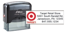 S-8257B - S-845 Two Color Stamp 7B